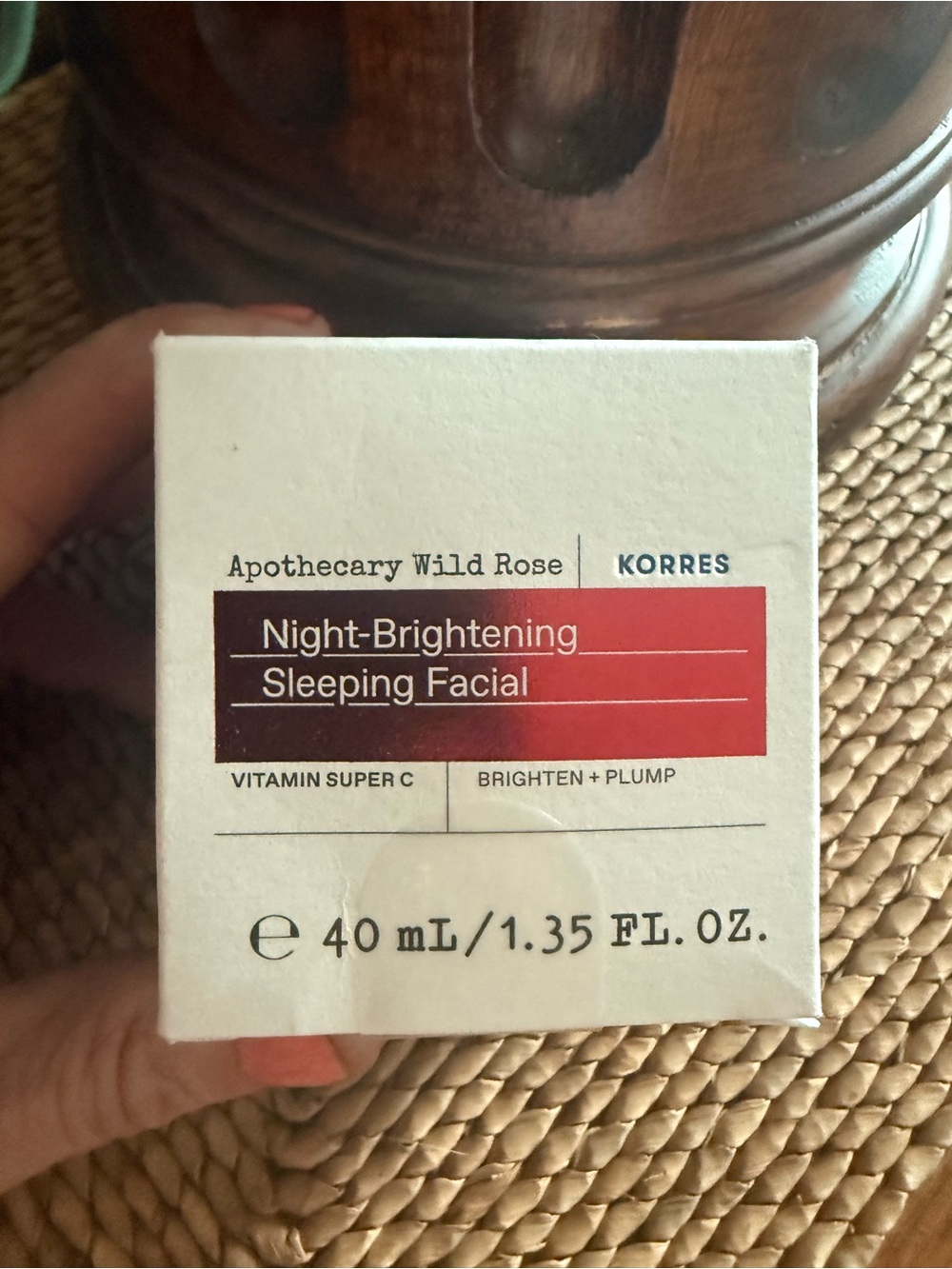 Korres Night-Brightening Sleeping Facial - Red Accent